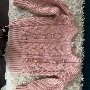 Baby gap pink sweater 2t
